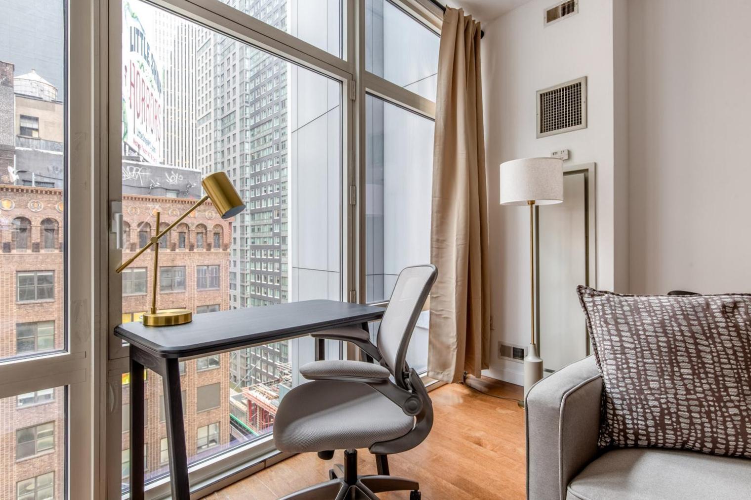 Blueground Midtown Gym Doorman Nr Times Sq Nyc-1446 Apartment *