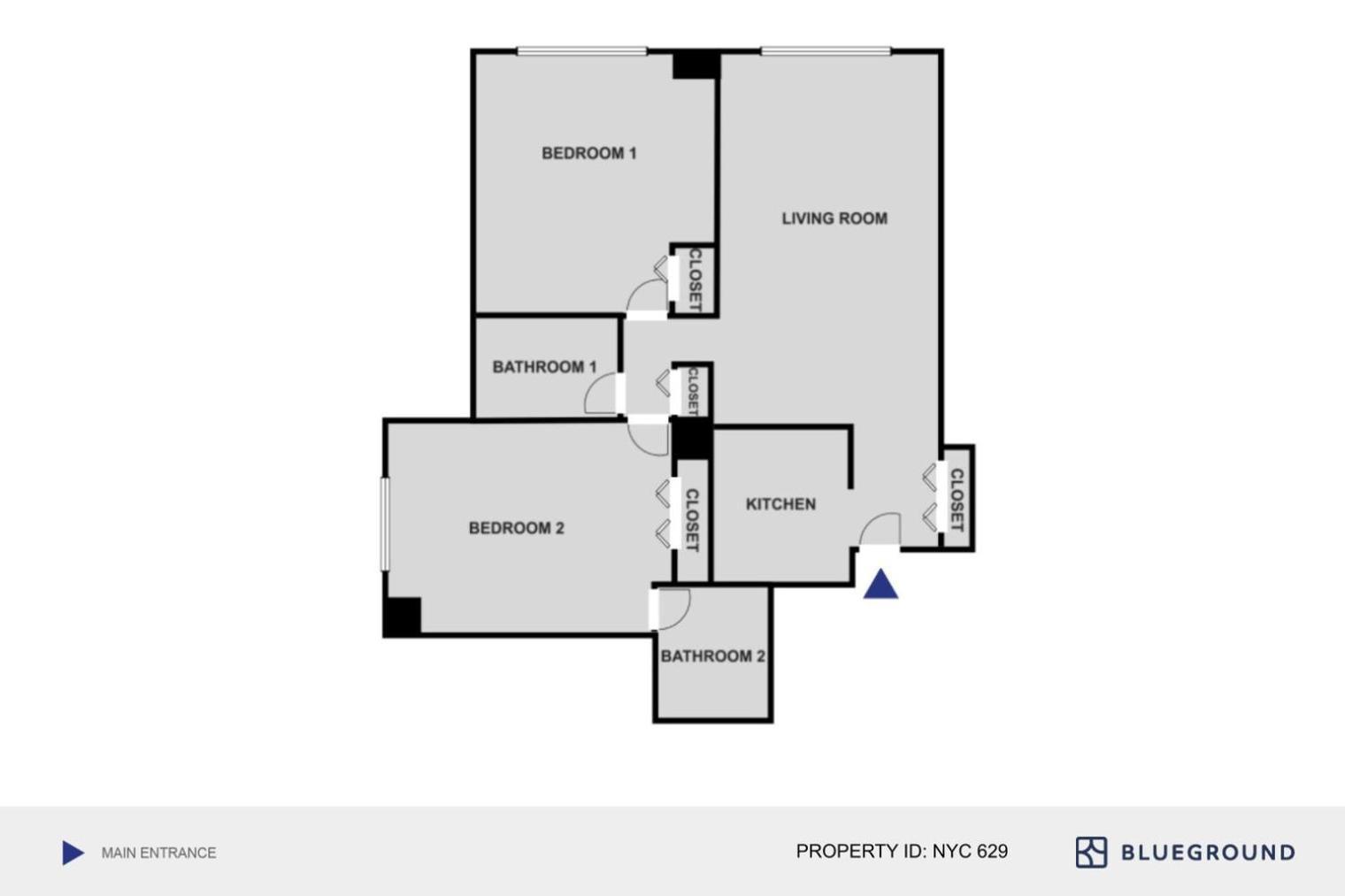 Ues 2br W Gym Pool Doorman Nr Park Nyc-629 * New York